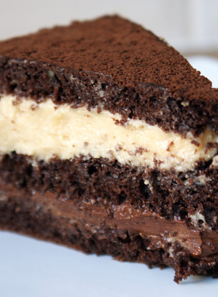 Tort orzechowo czekoladowy 2